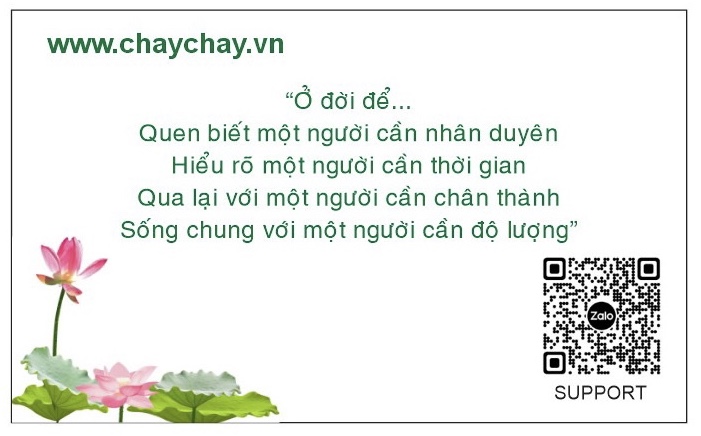 THẺ CẢM ƠN