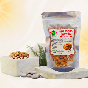 ĐẬU PHỘNG CHÁY TỎI